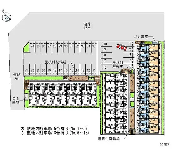 ★手数料０円★姫路市飾磨区細江　月極駐車場（LP）